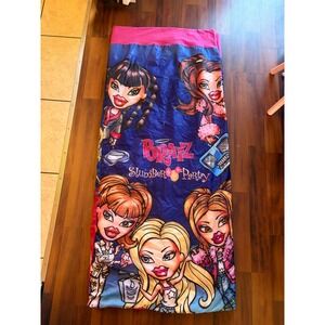 Bratz Slumber Party Sleeping Bag Kids 2003 Beauty Sleep Pink Blue vintage